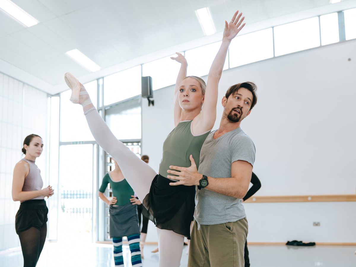 Valentino Zucchetti rehearsing with NEBT.